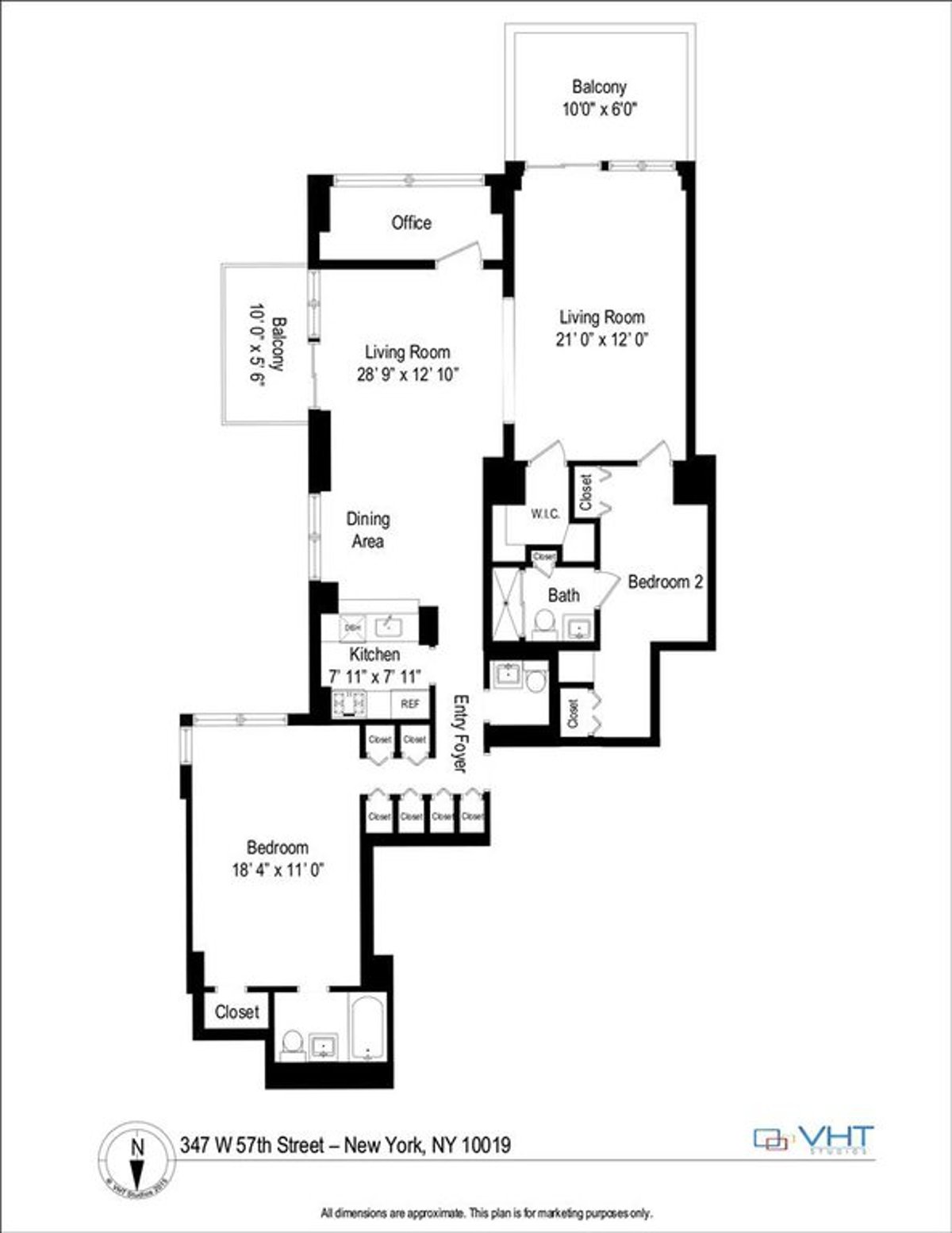 Photo for The Colonnade - 347 West 57th Street Condominium in Midtown West, Manhattan